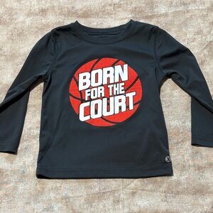 Xersion Kids Long Sleeve Shirt - Black and orange